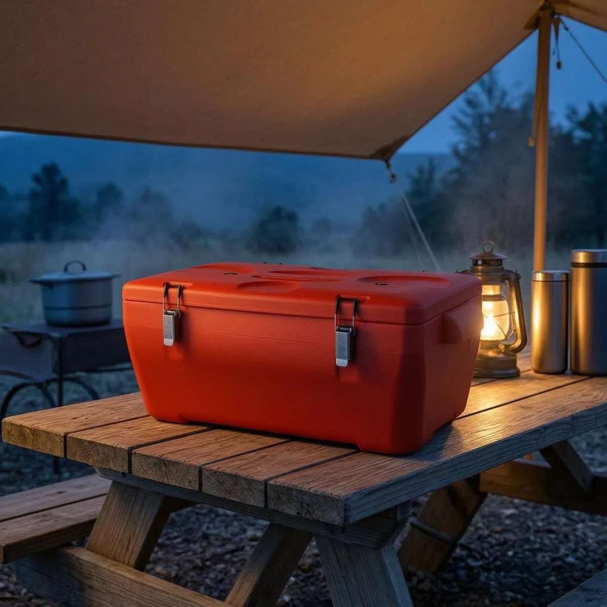 Transport-Lebensmittelbox isoliert isolierte Lebensmittelbox Warmhaltebox für Catering, style to 1