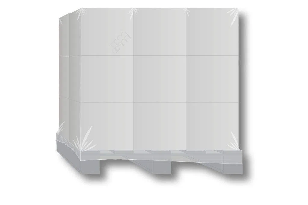 10 x PROFI Schrumpfhauben/Abdeckhauben für Paletten, Gitterboxen bis 1,7m Höhe - Extrem stabil (1250 + 850 x 2400 mm (125 my), Transparent)