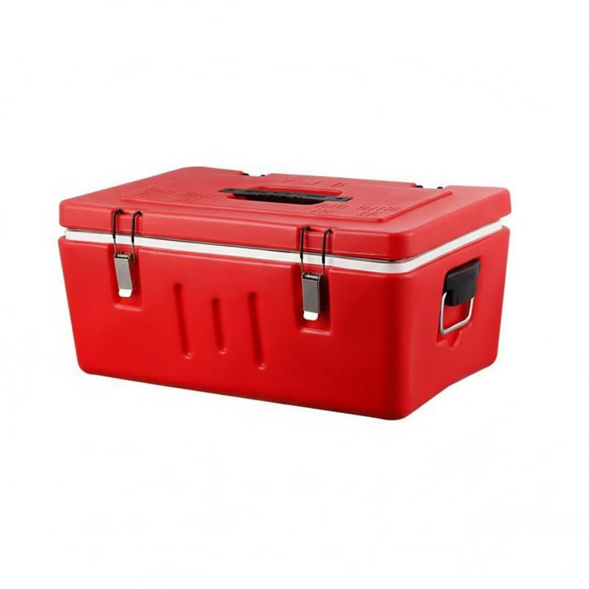 Isolierter Speisenbehälter Warmhaltebox Lebensmittelbehälter Transportbox mit Sichernden Schnallen Und Dicker Dämmung für Lange Transportwege für, Removable 2 Grids