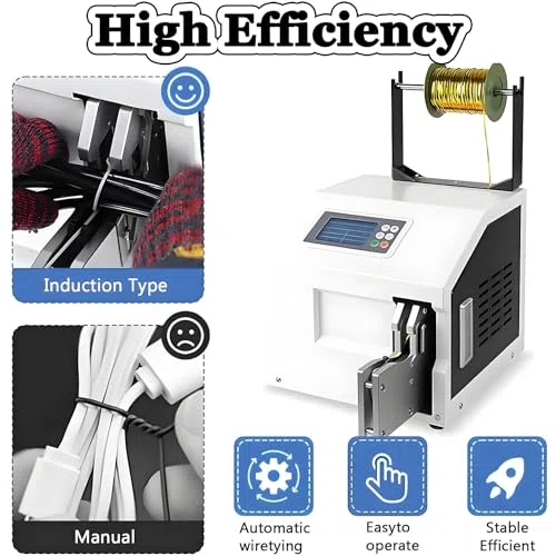 Automatische Drahtverschlussmaschine zum Versiegeln und Bündeln von Drähten, halbautomatische Beutelverschlussanlage mit metallischen Drahtverschlüssen – ideal für Brot, Spielzeug und Flachverpackun
