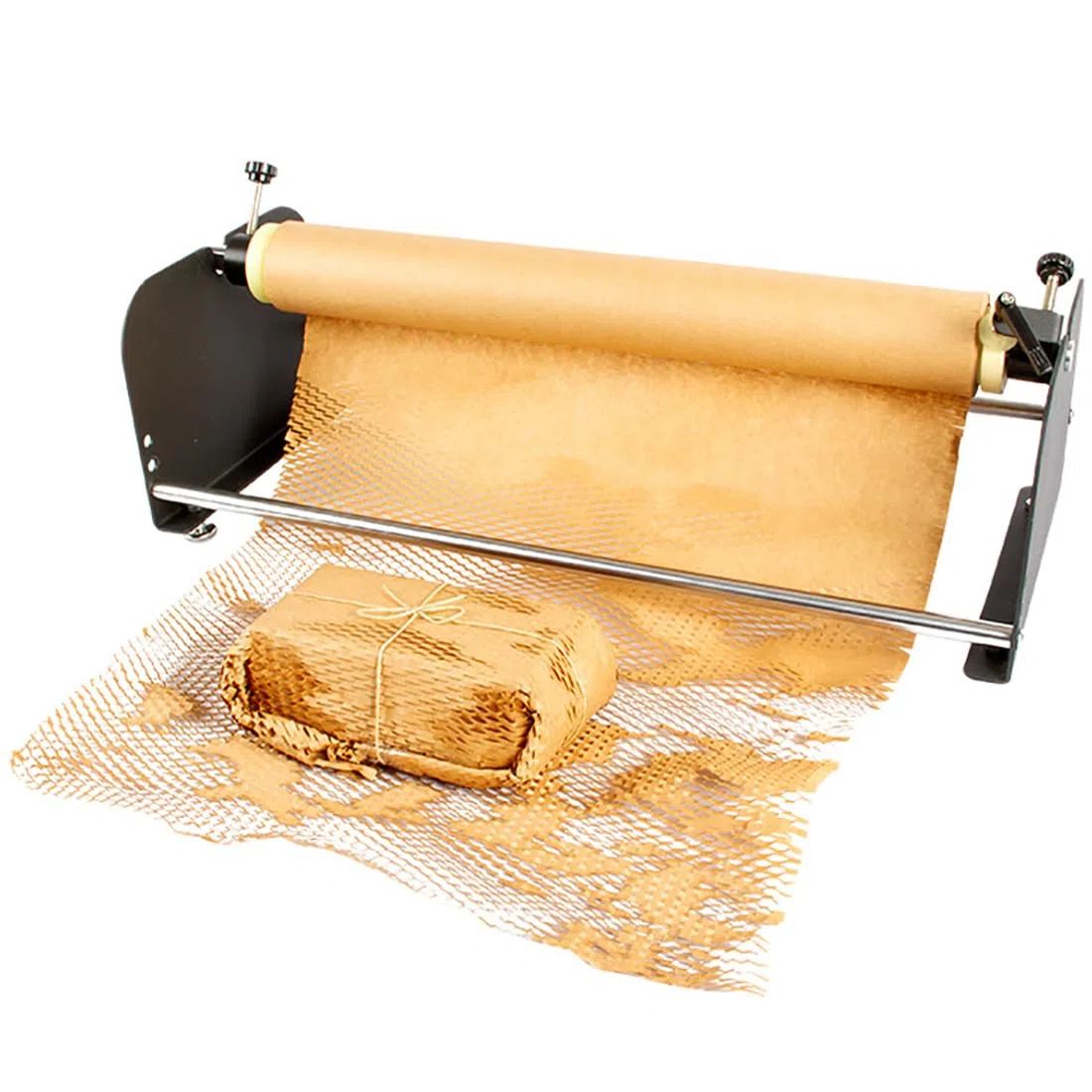 Wabenverpackungspapierrollenspender für umweltfreundliche Polsterfolie, nur gestanzte Schutzverpackung