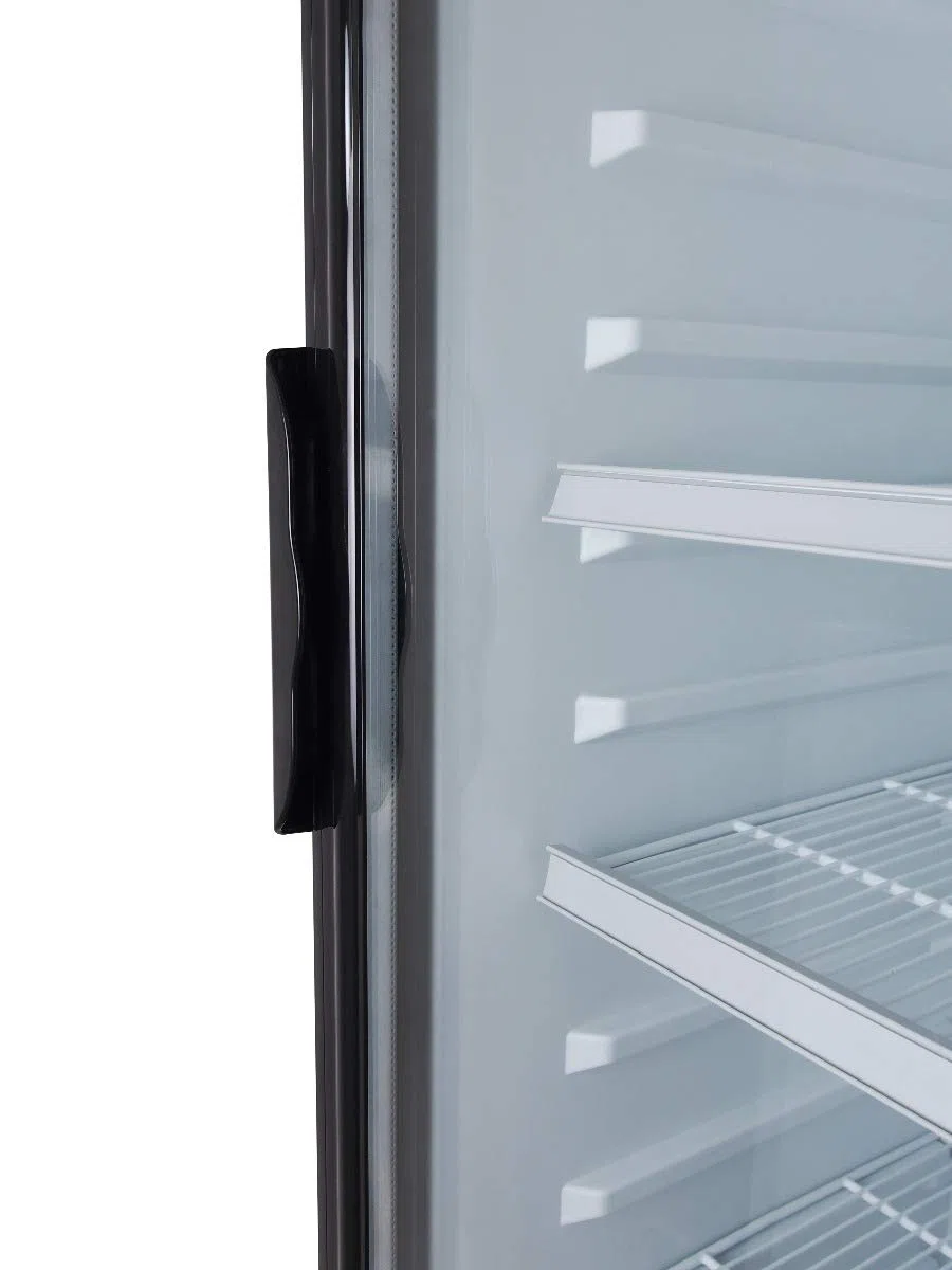 ZORRO - Getränkekühlschrank ZK 310 Liter - weiß/schwarz - Flaschenkühlschrank - Kühlschrank mit Glastüre - Gastro Getränkekühler - Partykühlschrank