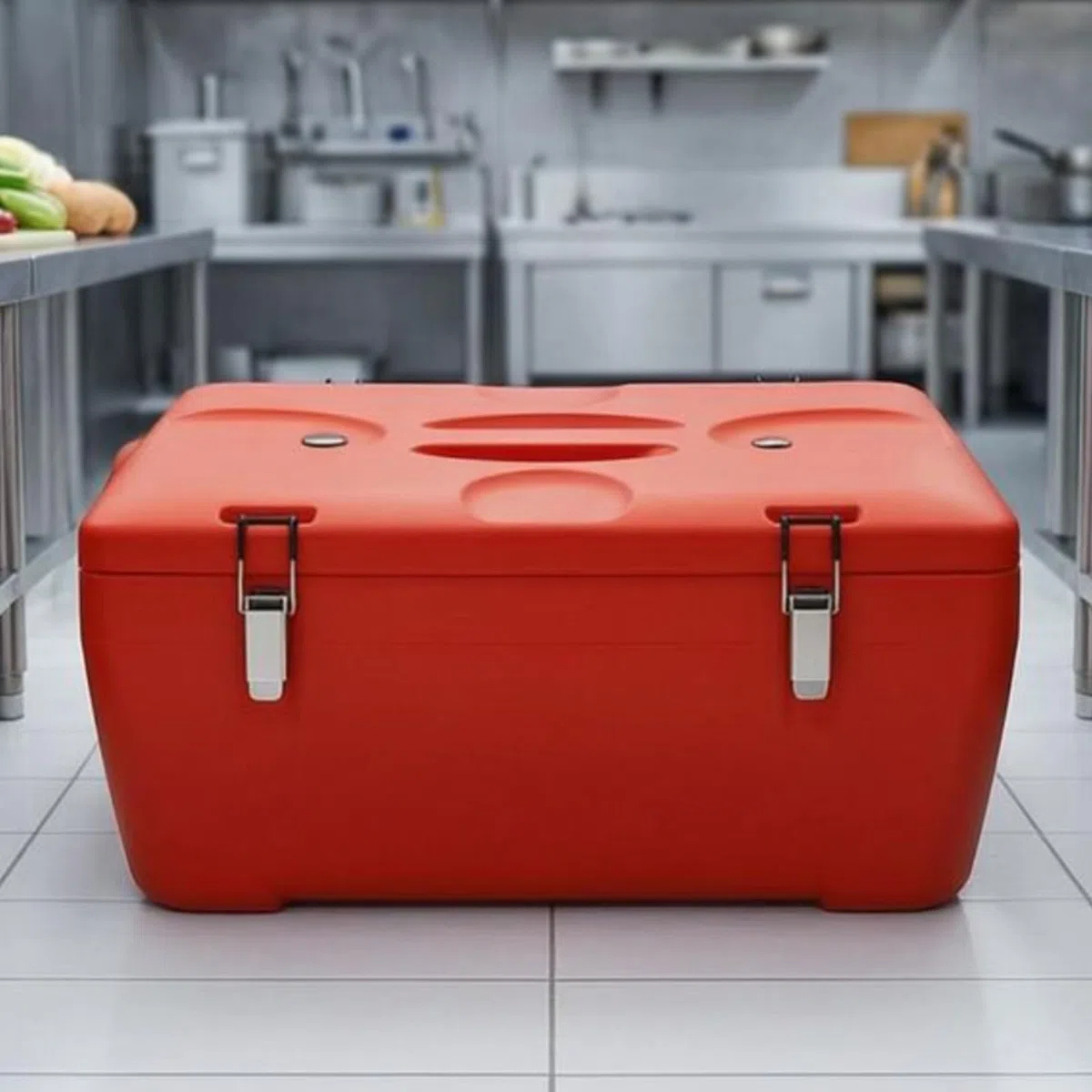 Transport-Lebensmittelbox isoliert isolierte Lebensmittelbox Warmhaltebox für Catering, style to 1