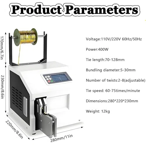 Automatische Drahtverschlussmaschine zum Versiegeln und Bündeln von Drähten, halbautomatische Beutelverschlussanlage mit metallischen Drahtverschlüssen – ideal für Brot, Spielzeug und Flachverpackun