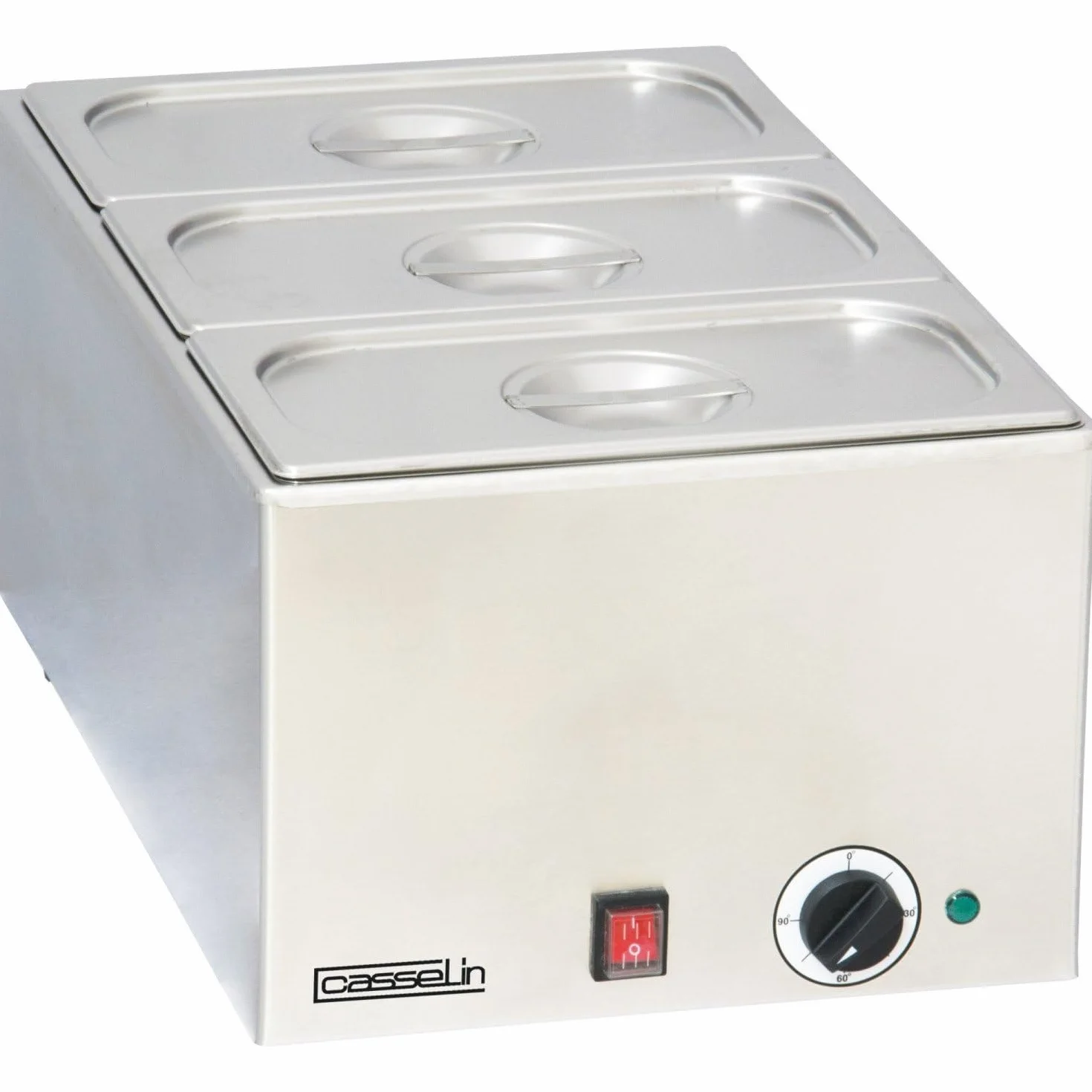 Bain-Marie Professionnel Inox 3 Bacs GN 1/3 - Casselin