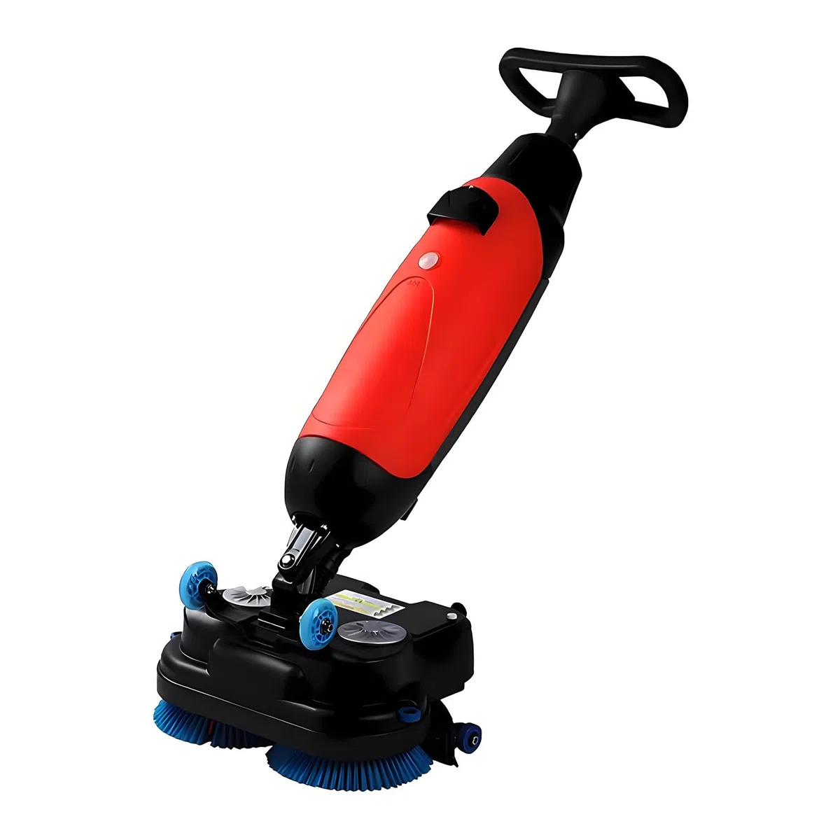 Kommerzielle Bodenscheuermaschine, 45,7 cm Reinigungsbreite, Fliesenpolierer und Bodenschrubber, 36 V, 10,5 A, 2 x 200 W, 4 l + 6 l Tanks (rot)