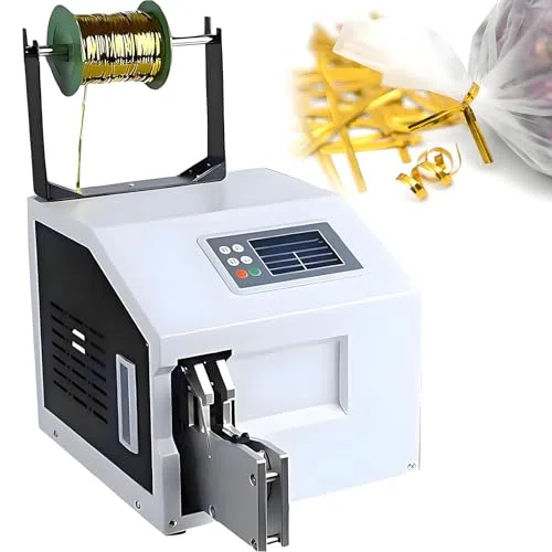 Automatische Drahtverschlussmaschine zum Versiegeln und Bündeln von Drähten, halbautomatische Beutelverschlussanlage mit metallischen Drahtverschlüssen – ideal für Brot, Spielzeug und Flachverpackun