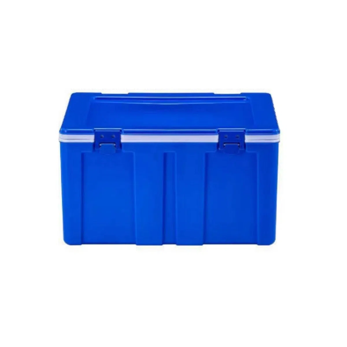 Harilla Isolierter Transportbehälter Lebensmittelbox Thermobehälter Speisenbehälter Isolierbox mit Innovativer Wärmedämmung Und, Blau, Scharnier-Modell – Deckel Integriert